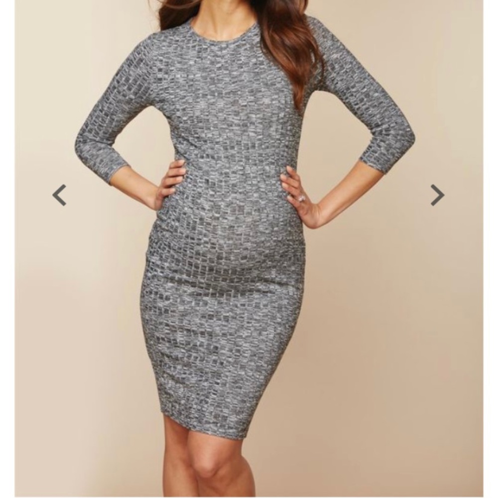 Motherhood maternity gray dress